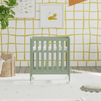 F11980LS,Carter's,Colby GROW 6-in-1 Convertible Bassinet to Crib in Light Sage