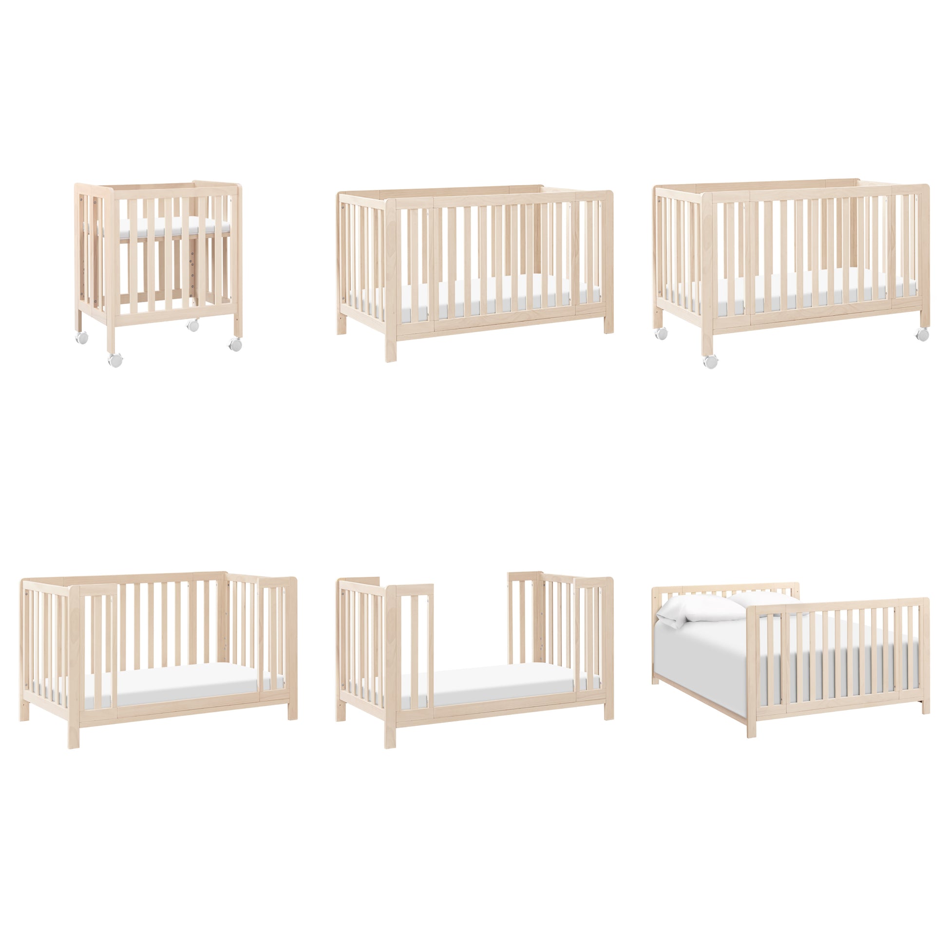 Carter's Colby GROW 6-in-1 Convertible Bassinet to Crib – DaVinci Baby