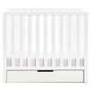 F11981W,Carter's,Colby 4-in-1 Convertible Mini Crib w/ Trundle in White