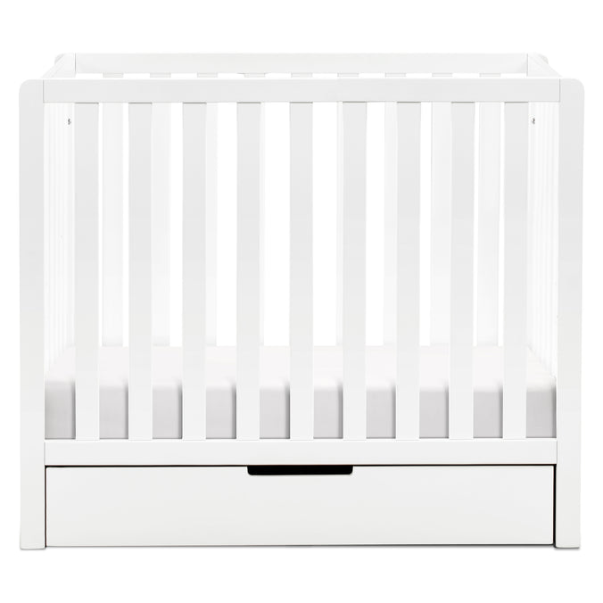 F11981W,Carter's,Colby 4-in-1 Convertible Mini Crib w/ Trundle in White