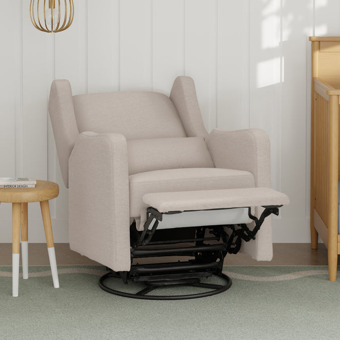 F19587BH,Carter's,Arlo Recliner and Swivel Glider in Beach