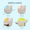 F19587BH,Carter's,Arlo Recliner and Swivel Glider in Beach