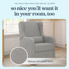 F19587FTG,Carter's,Arlo Recliner and Swivel Glider in Frost Grey