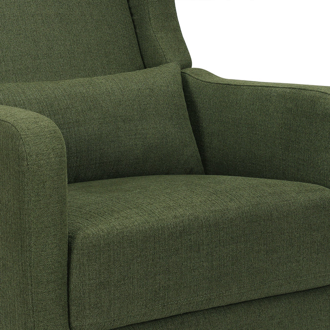 F19587PFGL,Carter's,Arlo Recliner and Swivel Glider in Performance Forest Green Linen