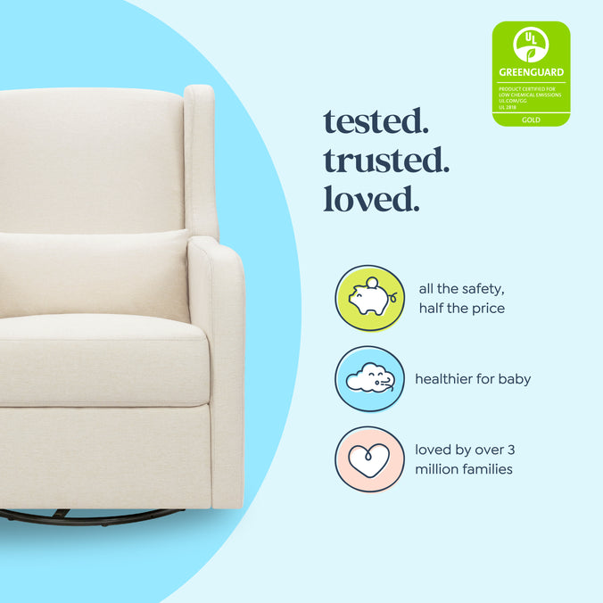 F19587VN,Carter's,Arlo Recliner and Swivel Glider in Vanilla
