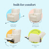 F19587VN,Carter's,Arlo Recliner and Swivel Glider in Vanilla