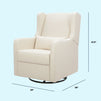 F19587VN,Carter's,Arlo Recliner and Swivel Glider in Vanilla