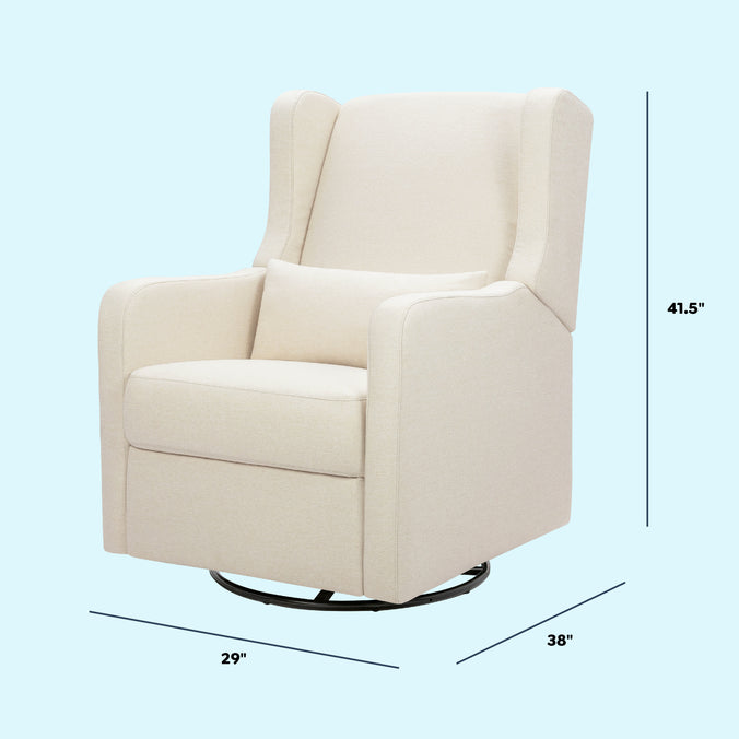 F19587VN,Carter's,Arlo Recliner and Swivel Glider in Vanilla