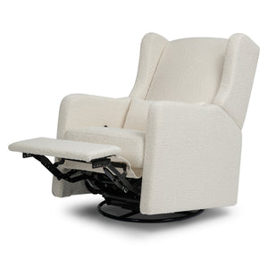 Arlo Recliner and Swivel Glider | Ivory Boucle Fabric
