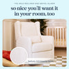 F19587WB,Carter's,Arlo Recliner and Swivel Glider in Ivory Boucle