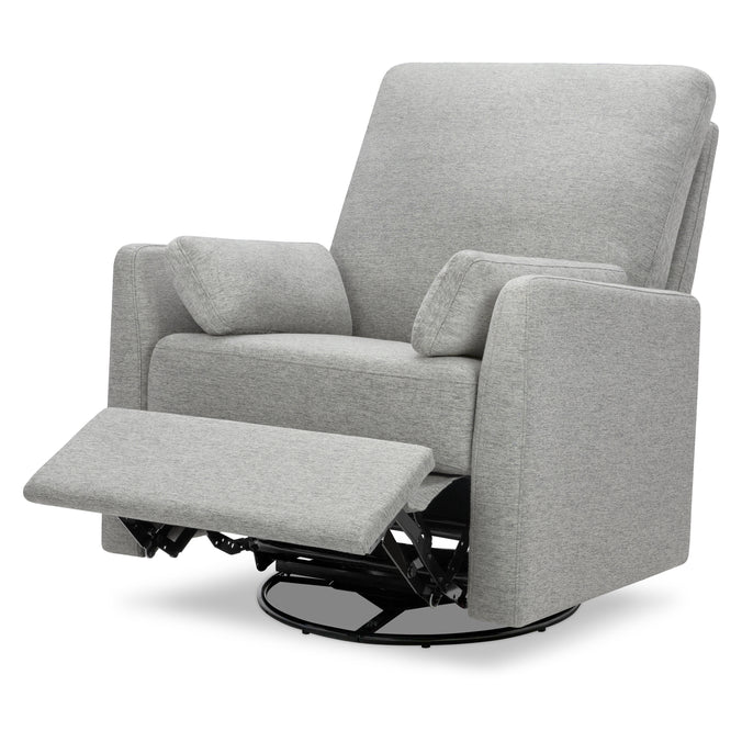 F24687FTG,Carter's,Ethan Swivel Recliner in Frost Grey
