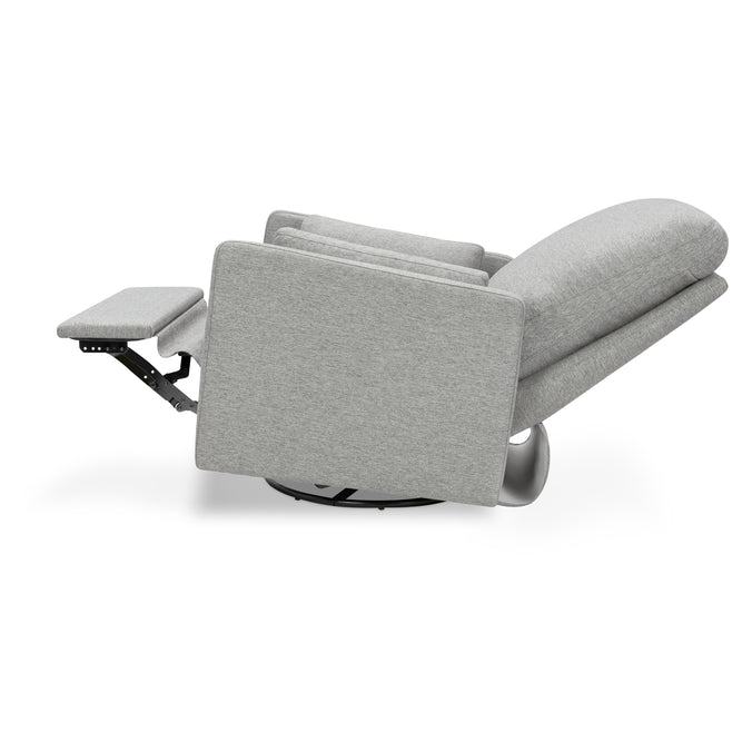 F24687FTG,Carter's,Ethan Swivel Recliner in Frost Grey
