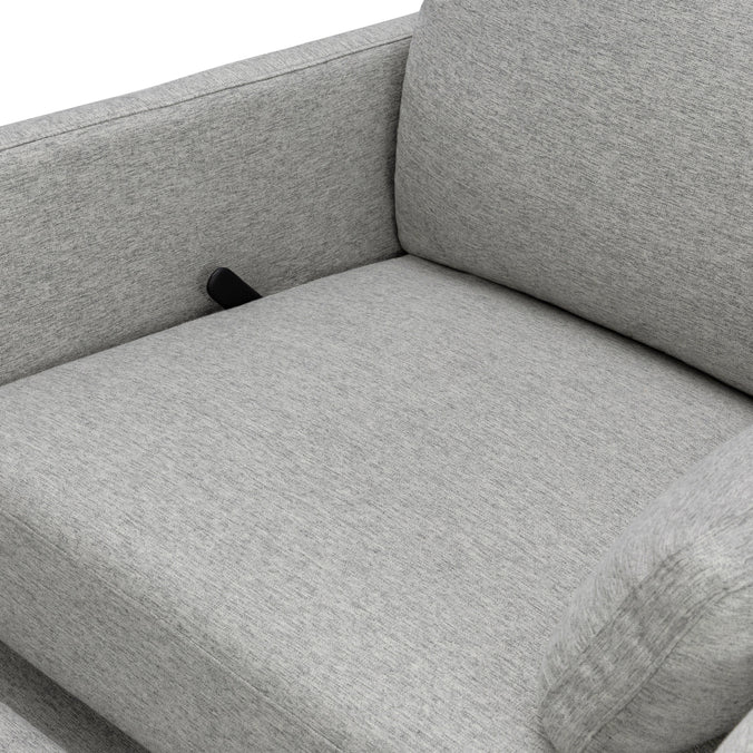 F24687FTG,Carter's,Ethan Swivel Recliner in Frost Grey