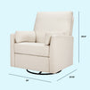 F24687PCM,Carter's,Ethan Swivel Recliner in Performance Cream Linen