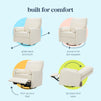 F24687VN,Carter's,Ethan Swivel Recliner in Vanilla