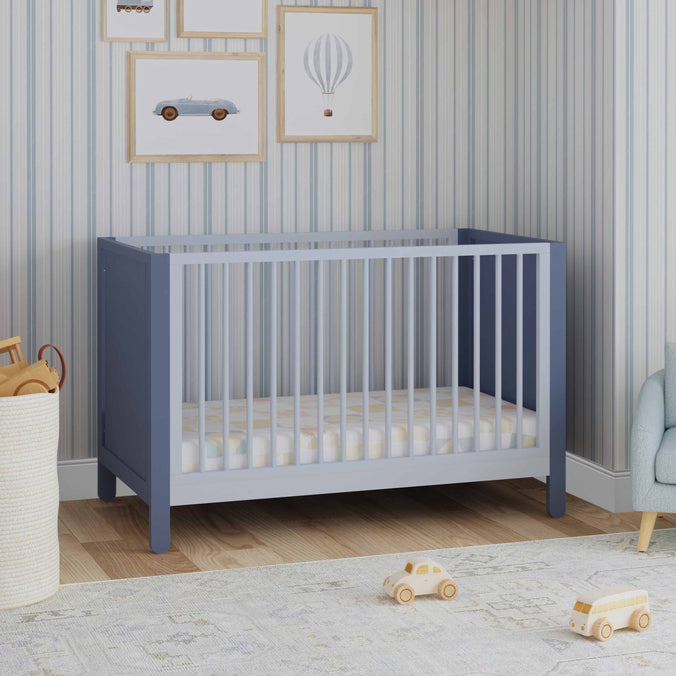 F30301CVBPB,Carter's,Marisol 4-in-1 Convertible Crib in Cove Blue/Powder Blue