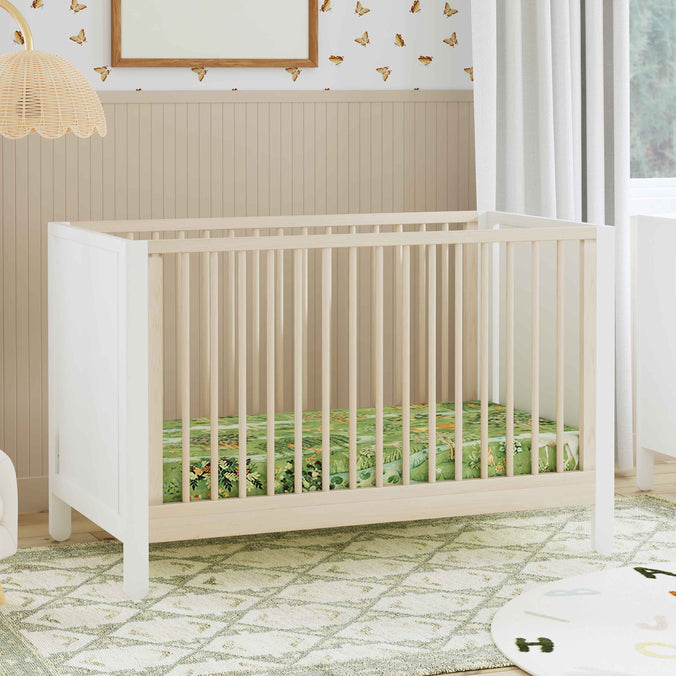 F30301WNX,Carter's,Marisol 4-in-1 Convertible Crib in White/Washed Natural