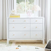 F30326WNX,Carter's,Marisol 6-Drawer Dresser in White/Washed Natural
