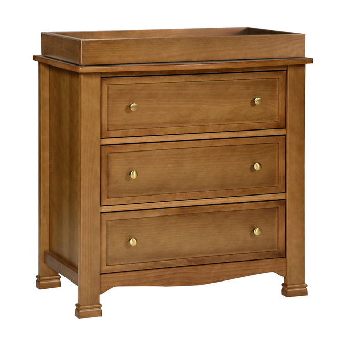 M0219CT,The MDB Family,Universal Removable Changing Tray in Chestnut Finish