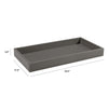 M0219SL,The MDB Family,Universal Removable Changing Tray in Slate Finish