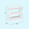 M0302WP,DaVinci,Jenny Lind Changing Table in White Finish