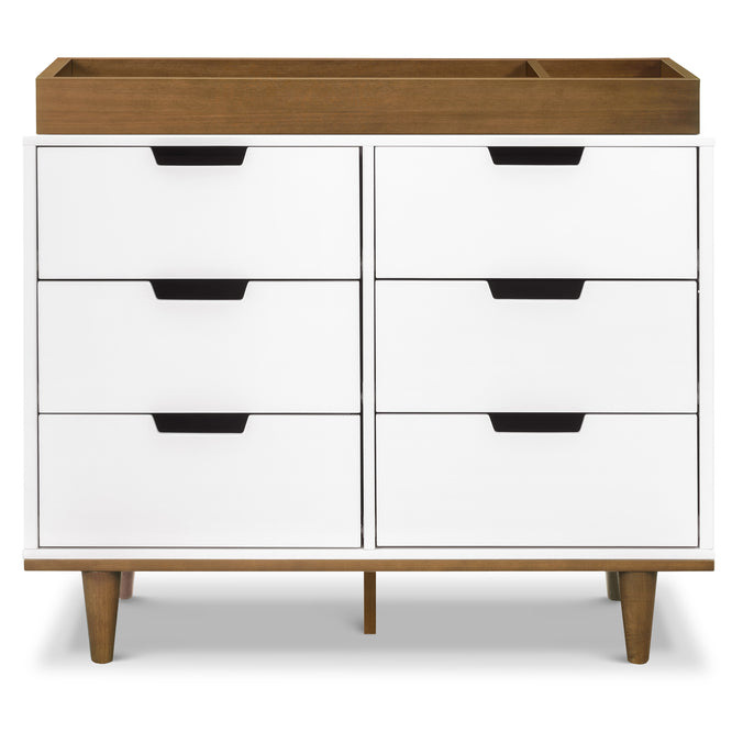 M0619L,The MDB Family,Universal Wide Removable Changing Tray in Walnut