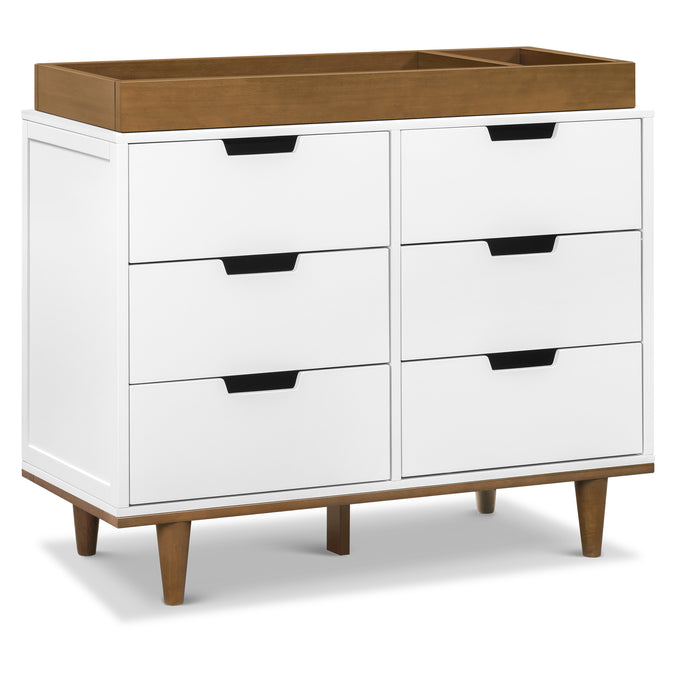 M0619L,The MDB Family,Universal Wide Removable Changing Tray in Walnut