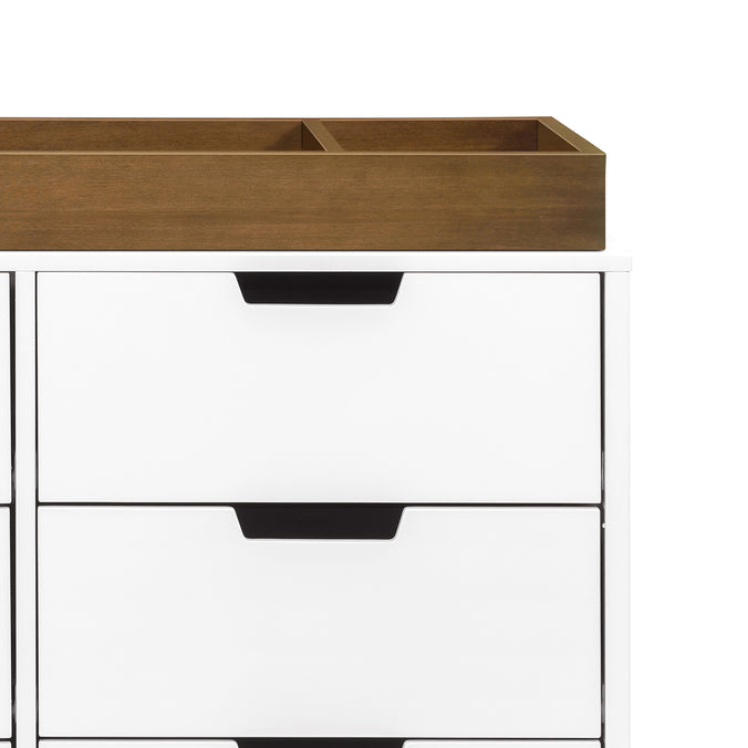 M0619L,The MDB Family,Universal Wide Removable Changing Tray in Walnut