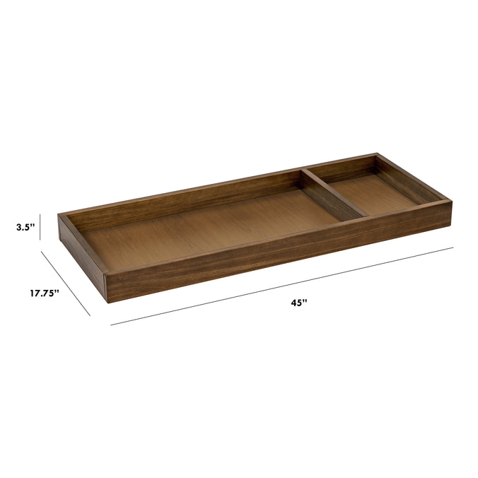 M0619L,The MDB Family,Universal Wide Removable Changing Tray in Walnut