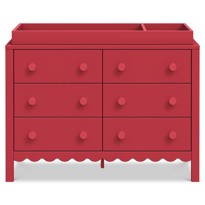 M0619TRD,The MDB Family,Universal Wide Removable Changing Tray in Strawberry Red