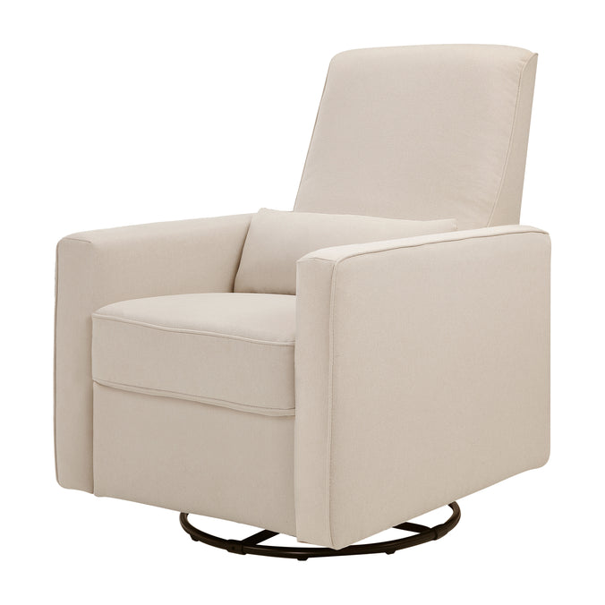 M10887CM,DaVinci,Piper Recliner in Cream Finish w/Cream Piping