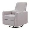 M10887GCM,DaVinci,Piper Recliner in Grey Finish w/Cream Piping