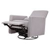 M10887GCM,DaVinci,Piper Recliner in Grey Finish w/Cream Piping