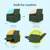 M10887PNG,DaVinci,Piper Recliner in Pine Green