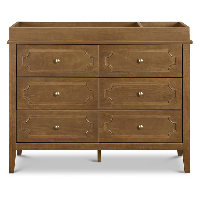 M11426L,DaVinci,Chloe Regency 6-Drawer Dresser in Walnut