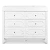 M11426W,DaVinci,Chloe Regency 6-Drawer Dresser in White