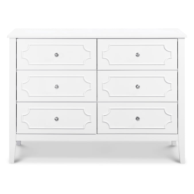 M11426W,DaVinci,Chloe Regency 6-Drawer Dresser in White