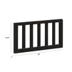 M12599E,The MDB Family,Toddler Bed Conversion Kit in Ebony