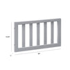 M12599G,The MDB Family,Toddler Bed Conversion Kit in Grey