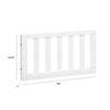 M12599W,The MDB Family,Toddler Bed Conversion Kit in White