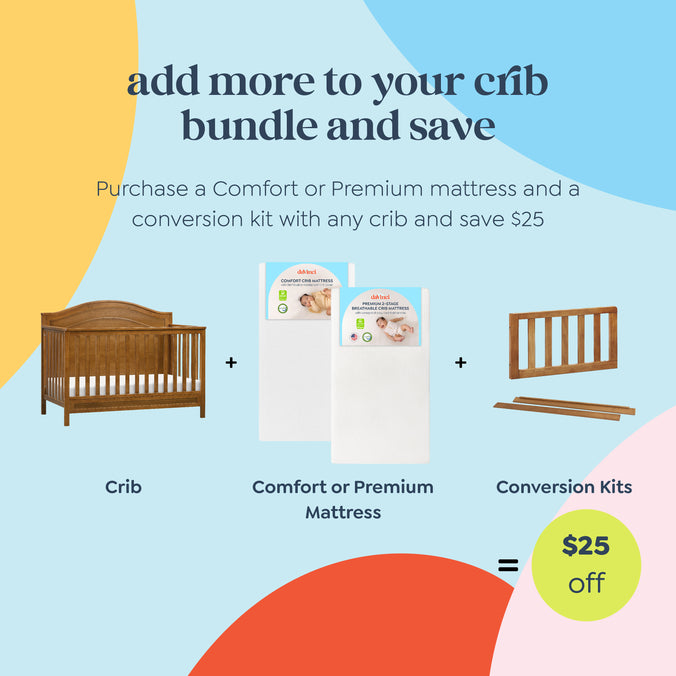 M12801CT,DaVinci,Charlie 4-in-1 Convertible Crib in Chestnut