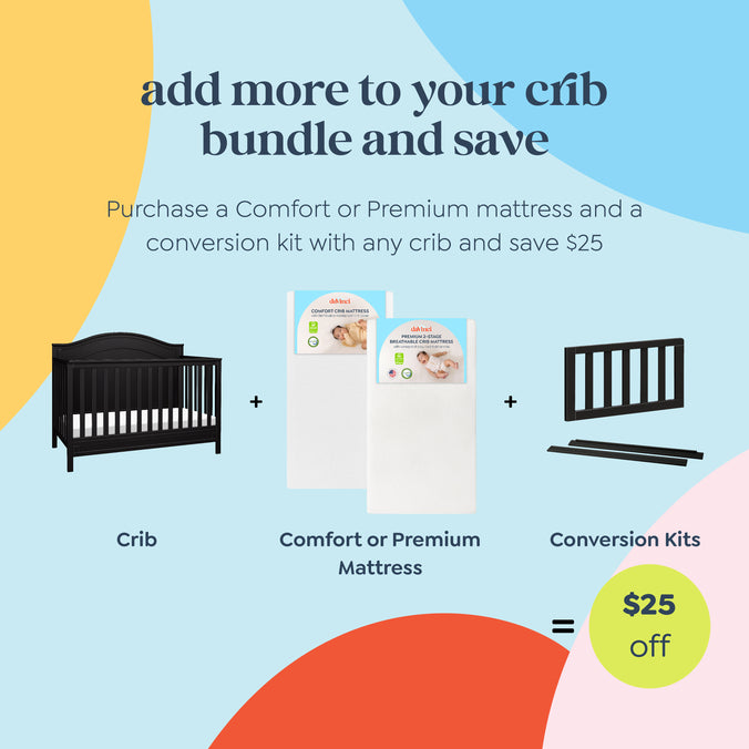 M12801E,DaVinci,Charlie 4-in-1 Convertible Crib in Ebony