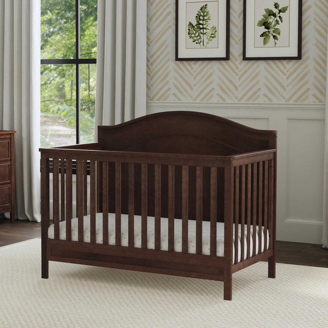 M12801Q,DaVinci,Charlie 4-in-1 Convertible Crib in Espresso
