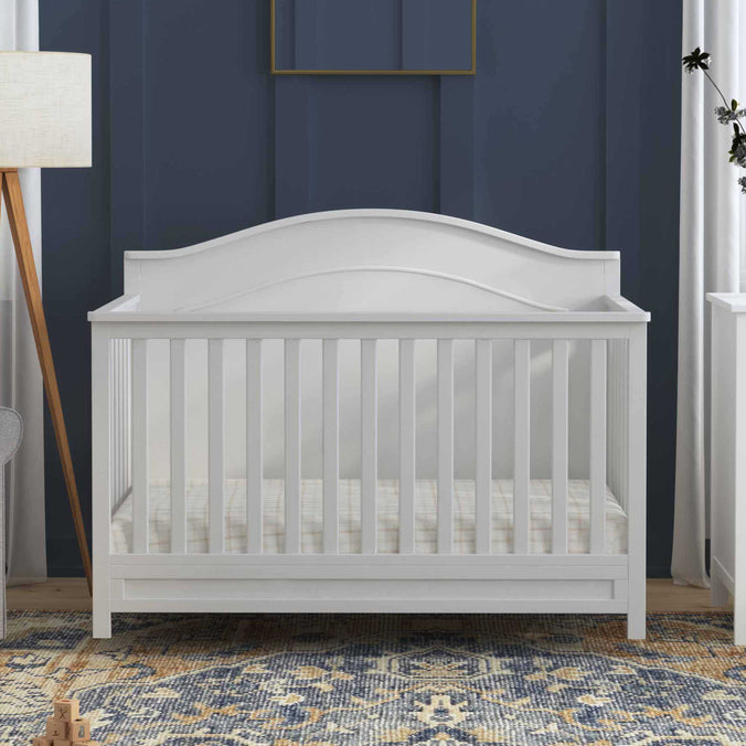 M12801W,DaVinci,Charlie 4-in-1 Convertible Crib in White
