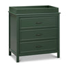 M12823FRGR,DaVinci,Charlie 3-Drawer Dresser in Forest Green