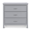 M12823G,DaVinci,Charlie 3-Drawer Dresser in Grey