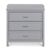 M12823G,DaVinci,Charlie 3-Drawer Dresser in Grey