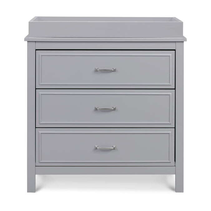M12823G,DaVinci,Charlie 3-Drawer Dresser in Grey