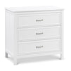 M12823W,DaVinci,Charlie 3-Drawer Dresser in White
