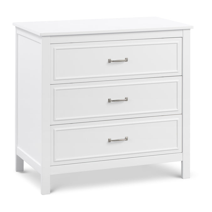 M12823W,DaVinci,Charlie 3-Drawer Dresser in White